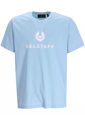 Belstaff logo-print cotton T-shirt - Blue