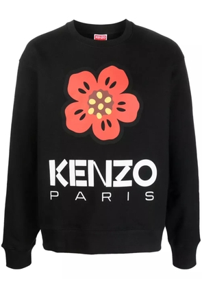 Kenzo Poppy cotton sweatshirt - Black