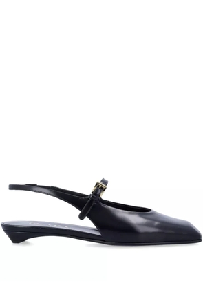 Prada leather slingback ballet flats - Black