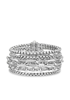 David Yurman sterling silver Multi Row Chain bracelet (29mm)