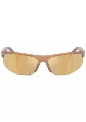 Miu Miu Eyewear oversize-frame sunglasses - Brown