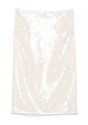 Stella McCartney sequinned skirt - Neutrals