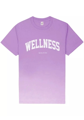 Sporty & Rich Wellness Ivy T-Shirt - Dip Dye - Purple