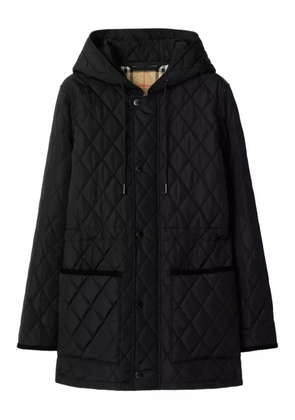 Burberry quilted hooded jacket - Black