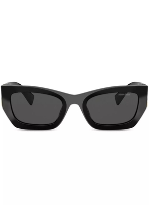 Miu Miu Eyewear rectangle frame sunglasses - Black