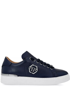 Philipp Plein logo-plaque sneakers - Blue