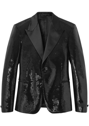 Versace embellished single-breasted blazer - Black