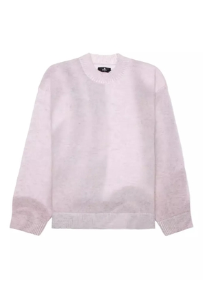 Represent ribbed-cuff crew-neck jumper - Pink
