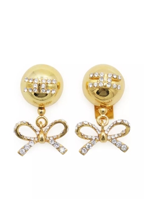 Elisabetta Franchi drop earrings - Gold