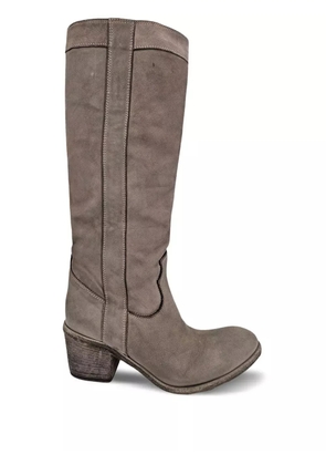 Madison.Maison 57mm leather pull-on boots - Brown