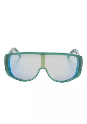 MM6 Maison Margiela shield-frame sunglasses - Green
