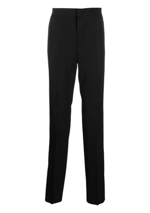 Versace straight-leg wool trousers - Black