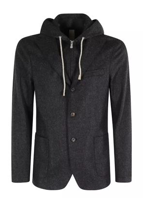 Eleventy hooded blazer - Black