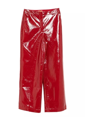 Kitri Vinyl trousers - RED