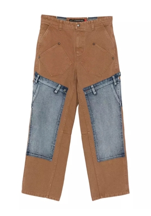 Andersson Bell patchwork panel jeans - Brown