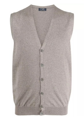 Barba V-neck cardigan - Neutrals