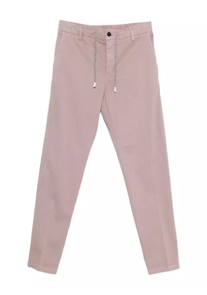 Eleventy drawstring-fastening trousers - Purple