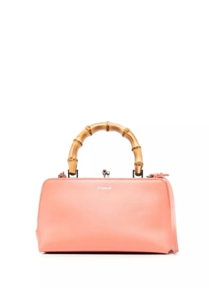 Jil Sander Goji bamboo-handle tote bag - Pink