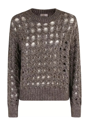 Herno open-knit sweater - Brown
