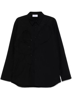 Post Archive Faction multiple-pockets shirt - Black