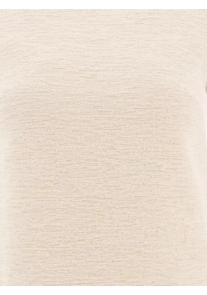 Loulou tweed sleeveless mini dress - Neutrals