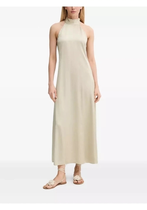 SAMSOE SAMSOE harterneck midi dress - Neutrals