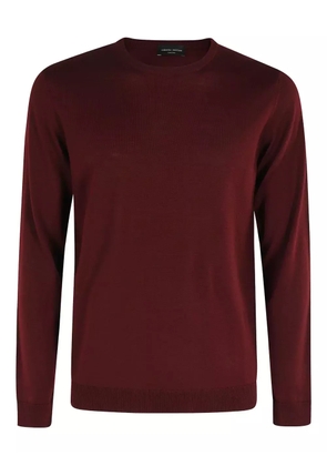 Roberto Collina round-neck merino wool sweater - Red