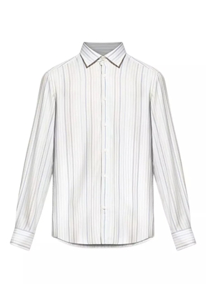 Paul & Shark striped long-sleeve shirt - Neutrals