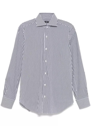 Barba striped shirt - Black