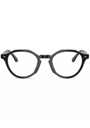Giorgio Armani round-frame glasses - Black