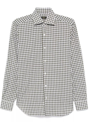 Barba check-print shirt - Green