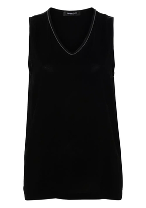 Fabiana Filippi V-neck top - Black
