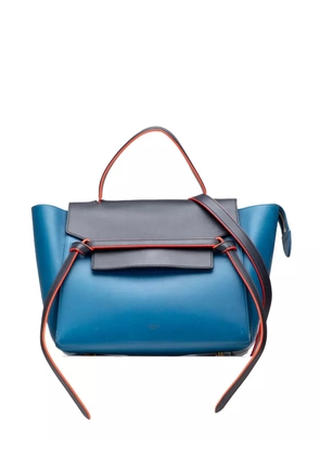 Celine Pre-Owned 2015 Mini Tricolor Smooth Calfskin Belt Bag satchel - Blue