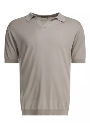 John Smedley short-sleeve polo shirt - Grey