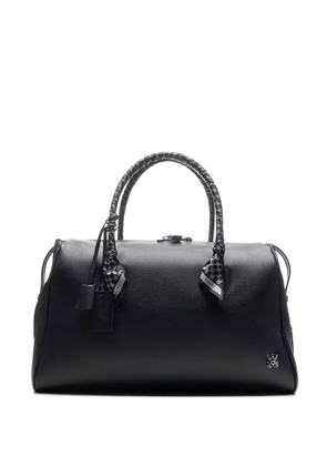 トートバッグ AMIRI Micro Bowling Purse - Amiri - Leather - Black AMIRI: Black Micro Bowling Bag | SSENSE