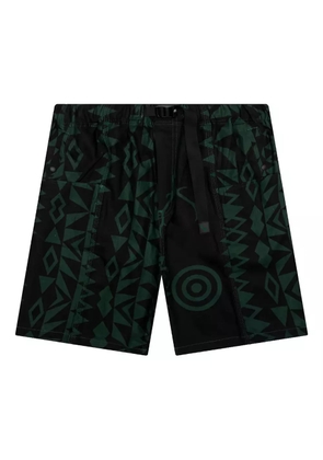 SOUTH2 WEST8 belted printed shorts - Black