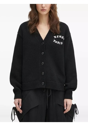 Kenzo 'Kenzo Verdy Market' floral-embroidered cardigan - Black