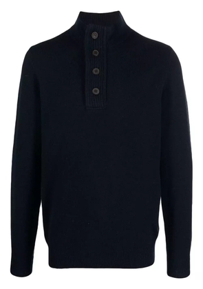 Barbour Essential half-zip knitted pullover - Blue