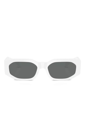 Versace Eyewear geometric-frame sunglasses - White
