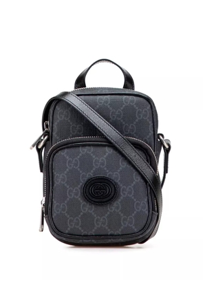 Gucci Pre-Owned 2016-2025 Mini GG Supreme Interlocking G satchel - Grey