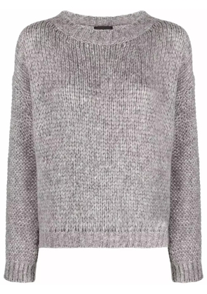 Roberto Collina Cable knitted jumper - Grey