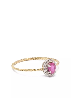 Wouters & Hendrix Gold 18kt yellow gold Ruby ring
