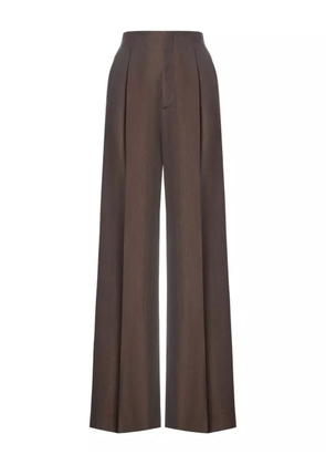 Alberta Ferretti wool-blend trousers - Grey