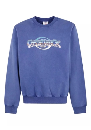 Casablanca logo-print sweatshirt - Blue