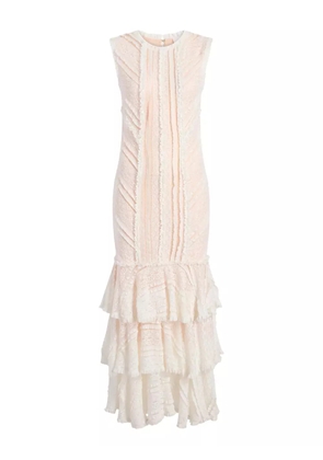 Cinq A Sept Maceio ruffled maxi dress - Neutrals