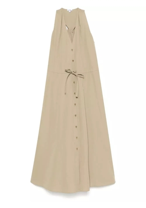 ASPESI cotton poplin midi dress - Green