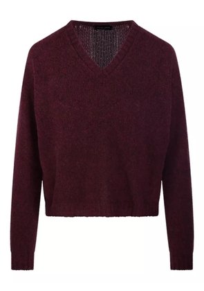 Roberto Collina V-neck sweater - Red