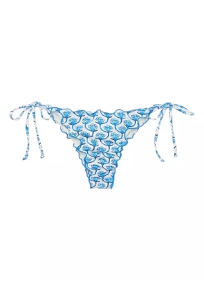 MC2 Saint Barth Sagittarius floral-print bikini - Blue