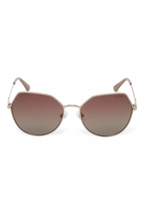 GUESS EYEWEAR geometric-frame sunglasses - Pink