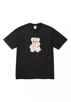 Supreme bear-print T-shirt - Black